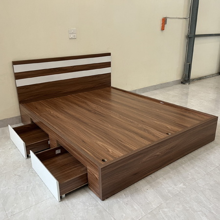 Giường gỗ công nghiệp có ngăn kéo