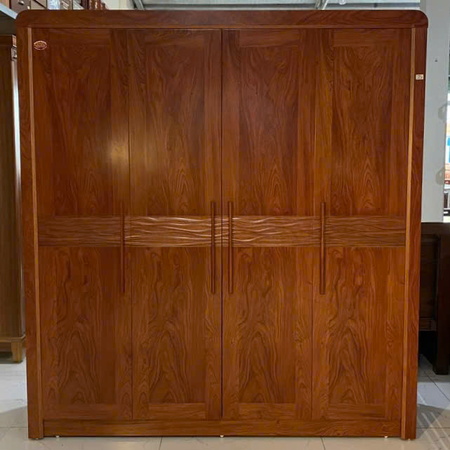 Tủ quần áo 4 buồng hương đá sóng