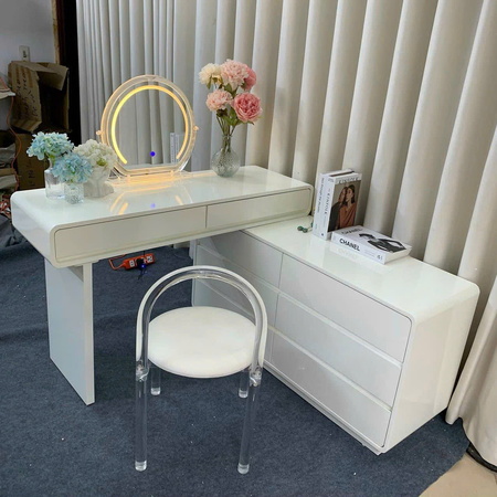 Bàn trang điểm gương LED- tủ đồ