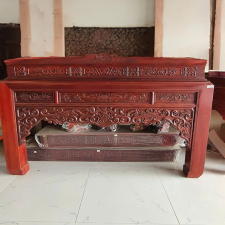 Bàn thờ hương đỏ 1m97