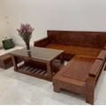 Sofa góc gỗ sồi 3 lớp