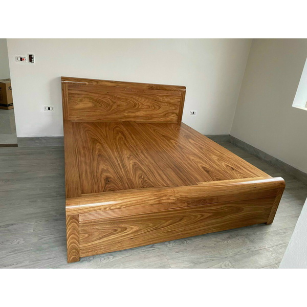 giường gỗ hương xám