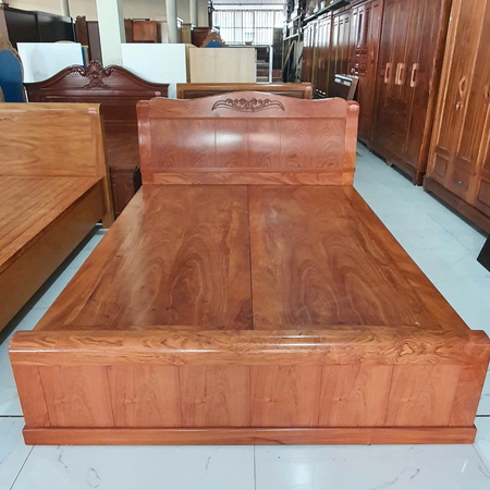 Giường ngủ gỗ hương đá nan đục