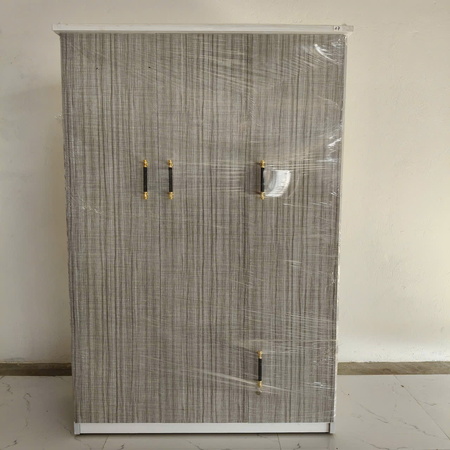 Tủ nhựa 3 buồng kẻ xanh