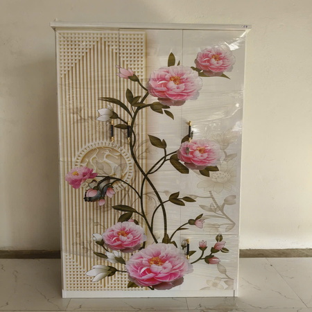 Tủ nhựa hoa 3D 3 buồng