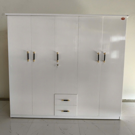 Tủ nhựa 5 buồng - Trắng