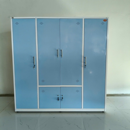 Tủ tôn phẳng 4 buồng - xanh