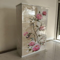Tủ nhựa hoa 3D 3 buồng
