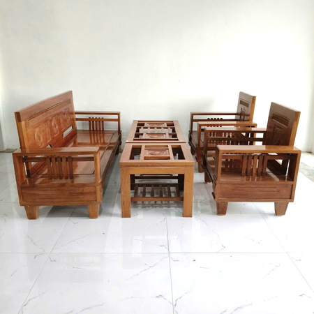 Bộ gỗ còng họa tiết Trống đồng