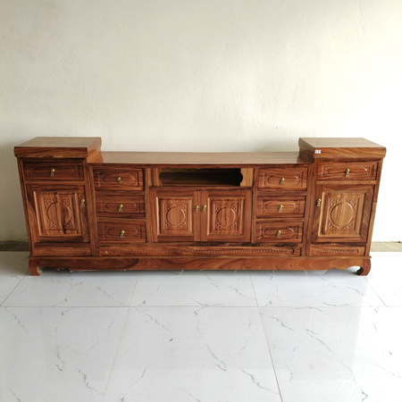 Kệ TV cổ hương xám 2m4