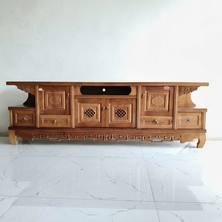 Kệ TV xoan đào tổ ong 2m