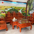 Bộ Tần Thủy Hoàng gỗ hương ốc