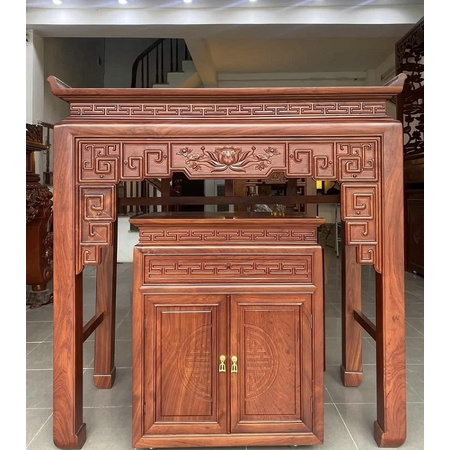 Bàn thờ gỗ hương đá 1m55