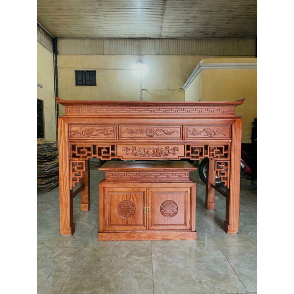 Bàn thờ Hương đá- hoa sen 127