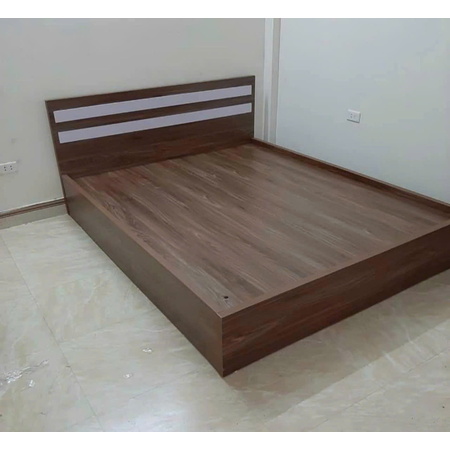 Giường óc chó trơn cải trắng