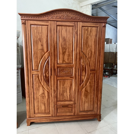 Tủ gỗ cẩm 3 buồng