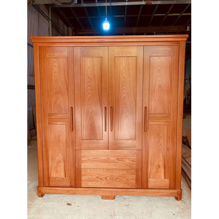 Tủ gỗ xoan đào 4 buồng