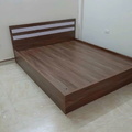 Giường óc chó trơn cải trắng