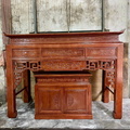 Bàn thờ hương đá- hoa sen 155