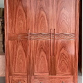 Tủ gỗ hương đá 3 buồng sóng