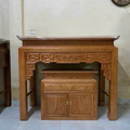 Bàn thờ sồi màu hoa sen 127