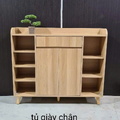 Tủ giày chân gỗ 1m2