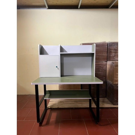 Bàn học chân sắt cánh mở
