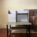 Bàn học chân sắt cánh mở