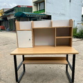 Bàn học chân sắt cánh mở