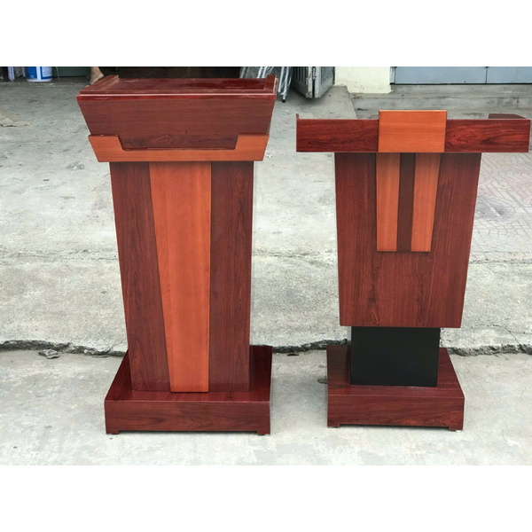 Bục phát biểu + bục tượng bác gỗ CN
