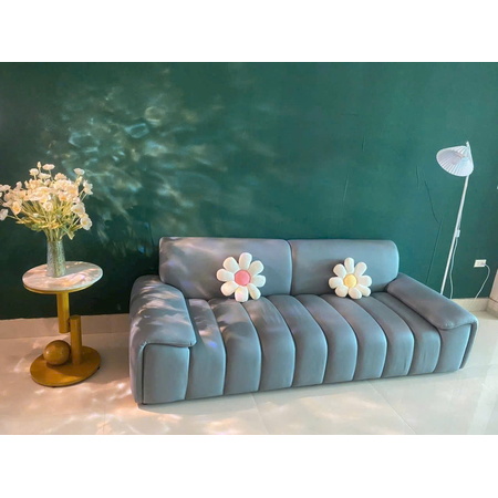 Sofa băng sọc dọc- xanh dương