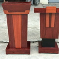 Bục phát biểu + bục tượng bác gỗ CN