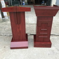 Bục phát biểu + bục tượng bác gỗ CN